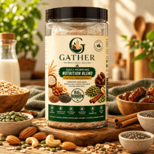 Gather Daily Morning Nutrition Blend – Whole Grain, Nuts & Seeds Breakfast Mix | 500g